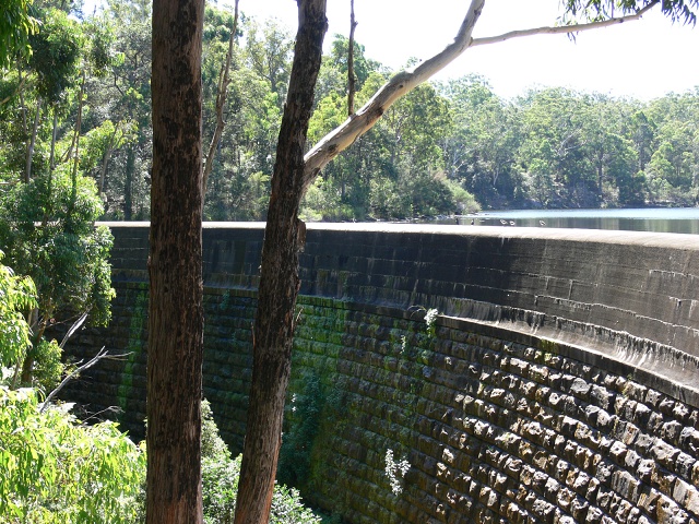 Dam Wall At Lake Parramatta